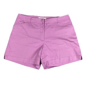 Nike Golf Dri-FIT Stretch Chino Pockets Shorts Womens 8 Purple